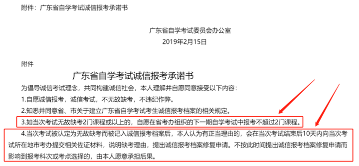 广东10月自考准考证打印流程及缺考、弃考影响！